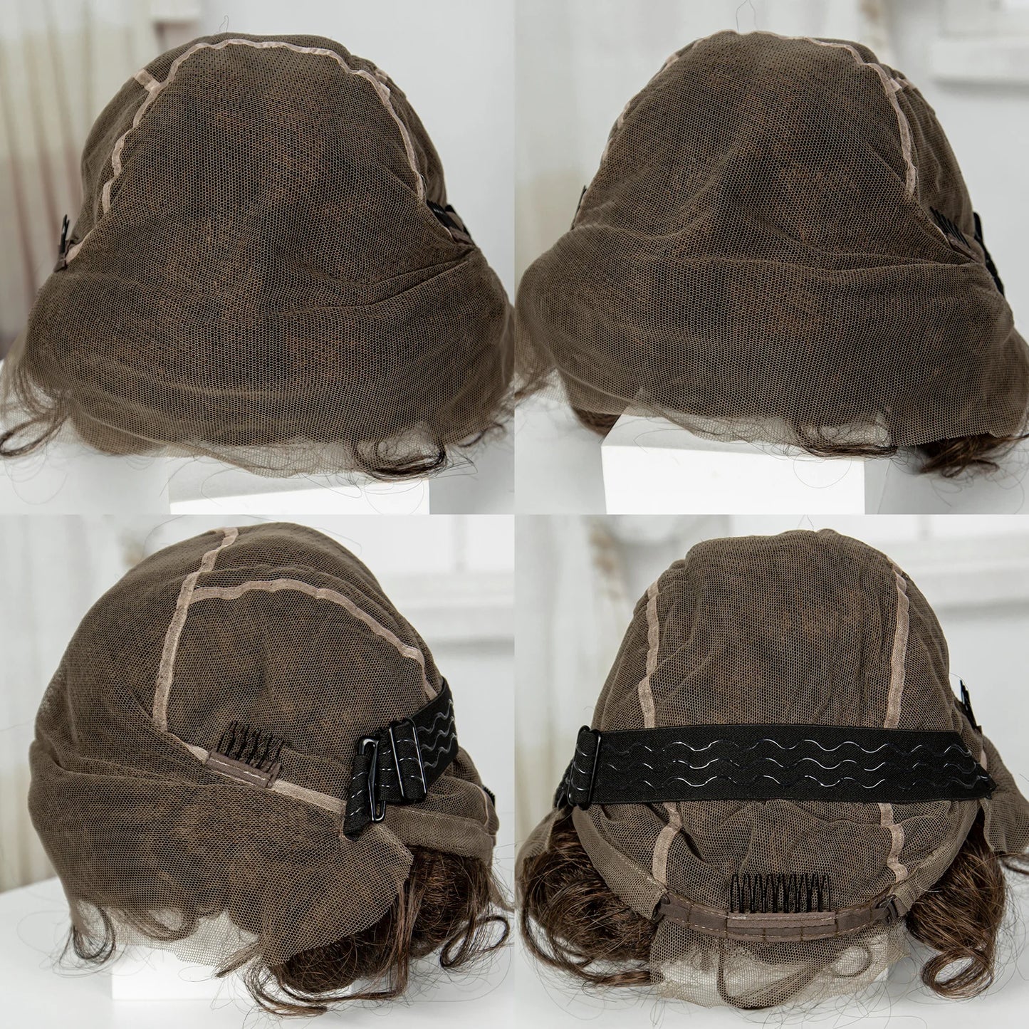 350# Ginger Orange Bantu Knotless Braids Wig | Full Lace | Baby Hair Luxegan