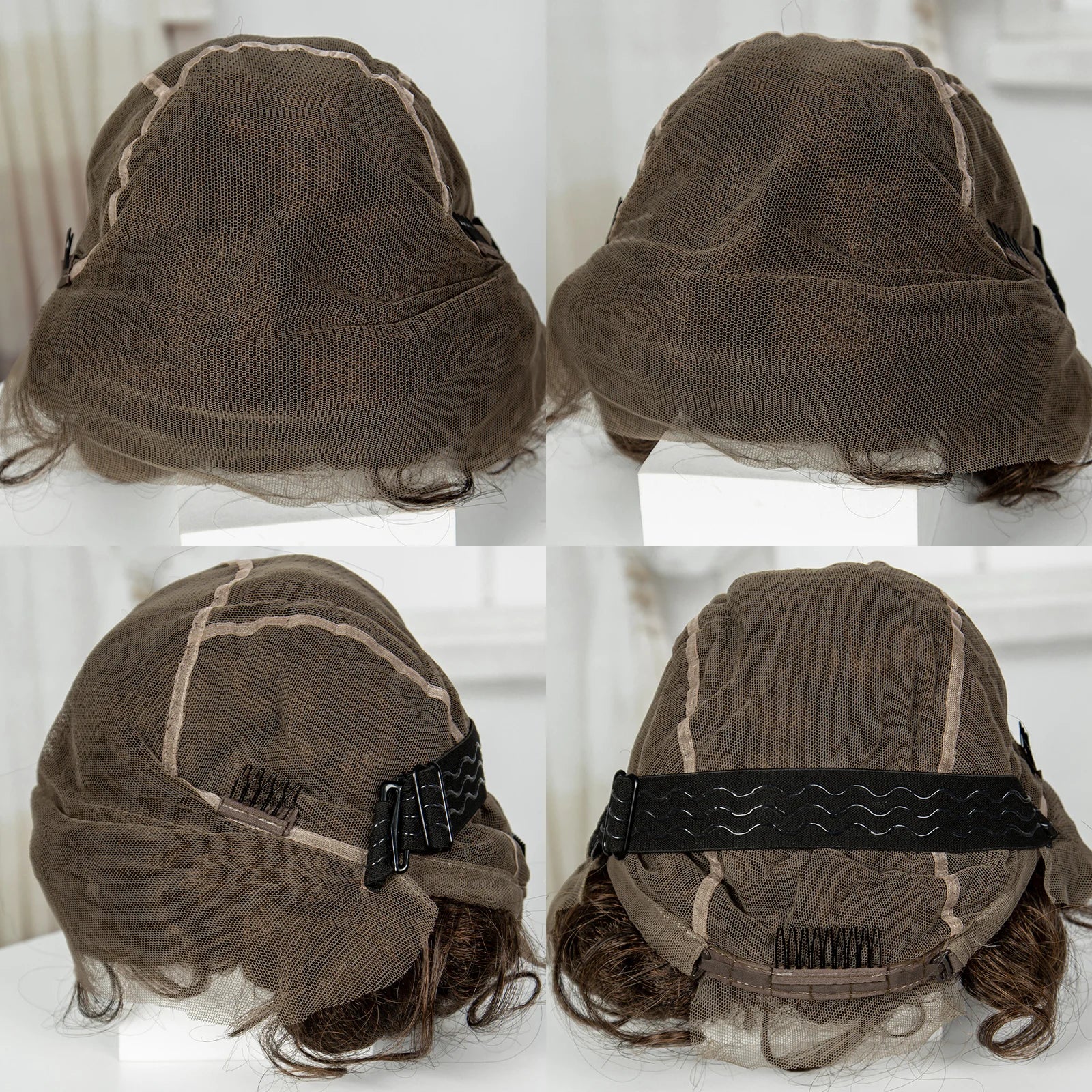 350# Ginger Orange Bantu Knotless Braids Wig | Full Lace | Baby Hair Luxegan