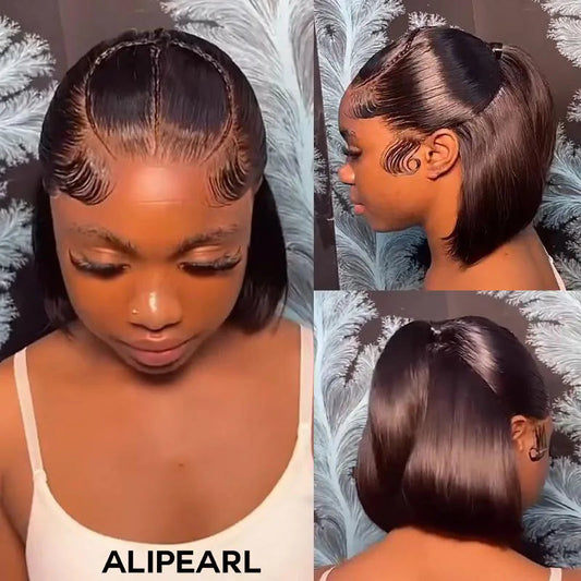 Pre-Braided Half Up Half Down & Ponytail Wig | 13x4 Lace Frontal | Pre-Plucked & Pre-Cut | Ready-to-Go Synthetic Braided Wig Luxegan