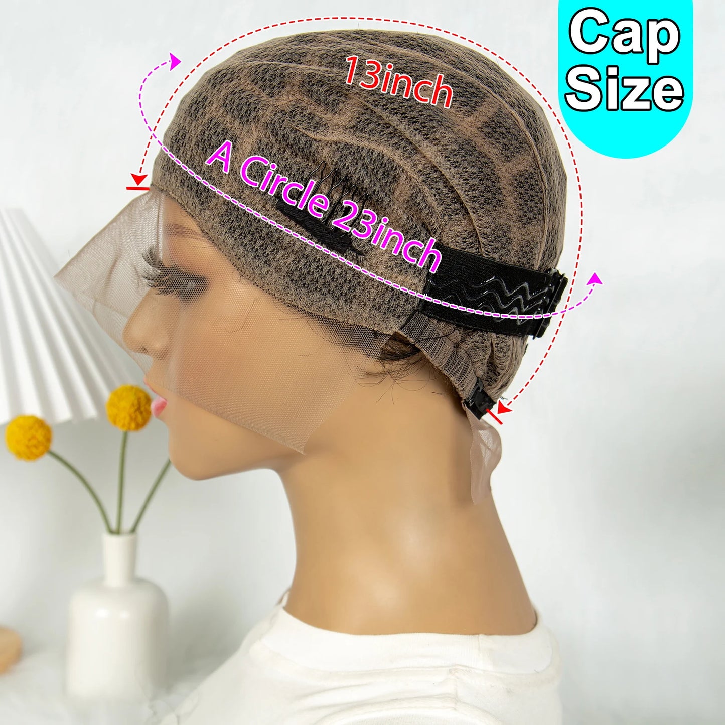KIMA Pre-Parting Crochet Braid Mesh Cap | Boho Style | Baby Hair Feature Luxegan