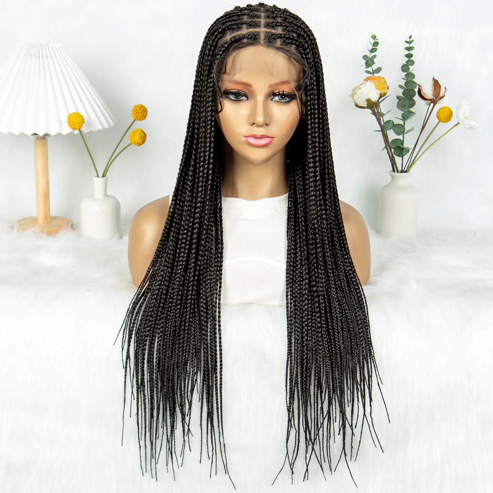 26" KIMA Goddess Stitch Box Braids Wig | Full Lace Luxegan