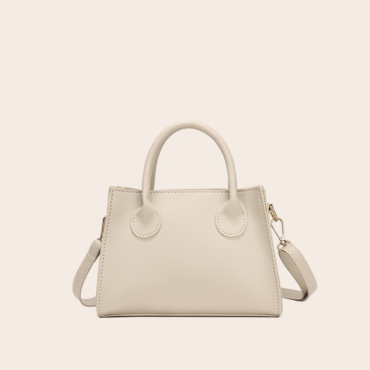 PU Leather Large Capacity Tote | Classic Square Crossbody Business Handbag Luxegan
