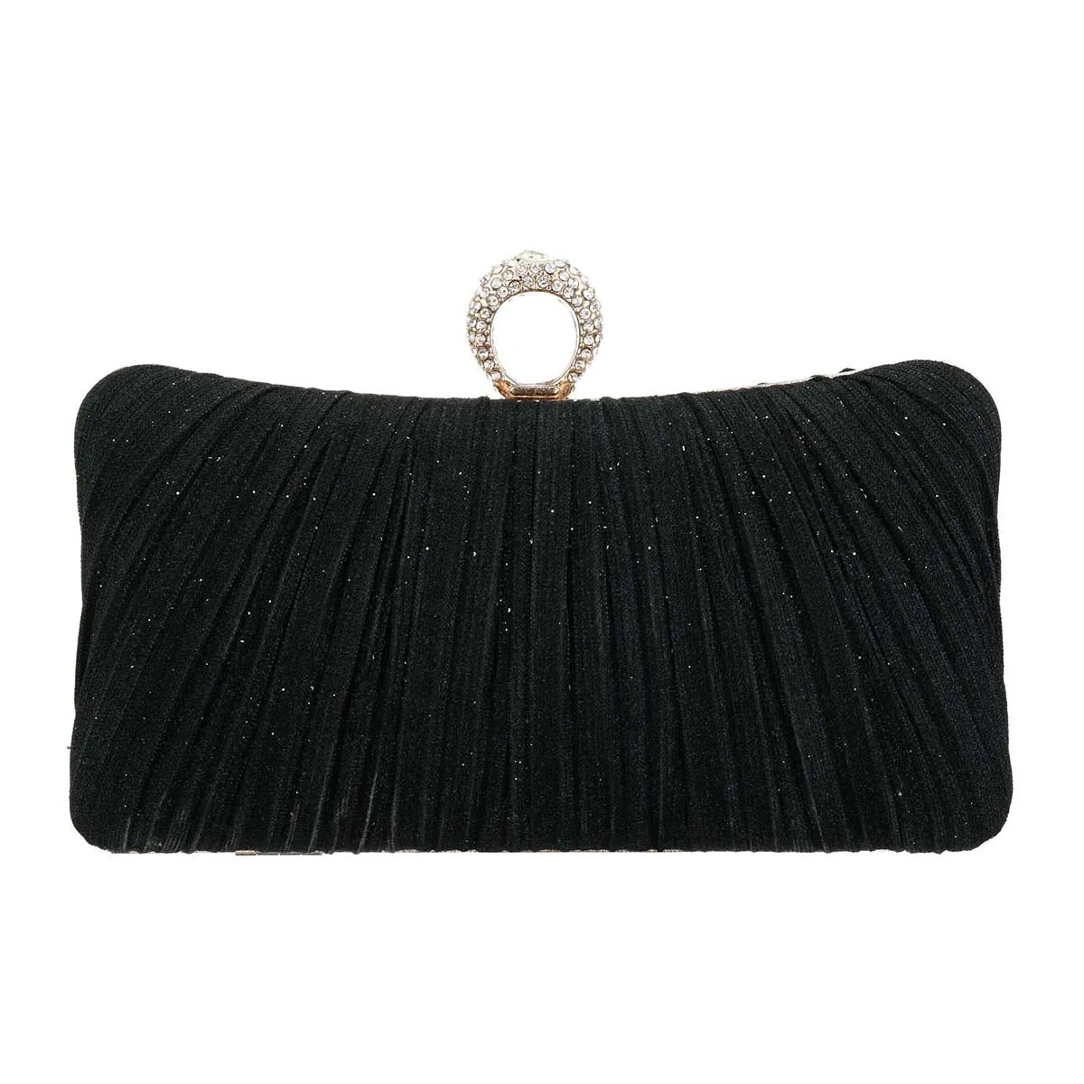 Luxury Design Women's Evening Clutch Bag | Shoulder Bag, Party Wedding Prom Birthday Long Square Bags & Pleated Elegant Handbag
Luxegan