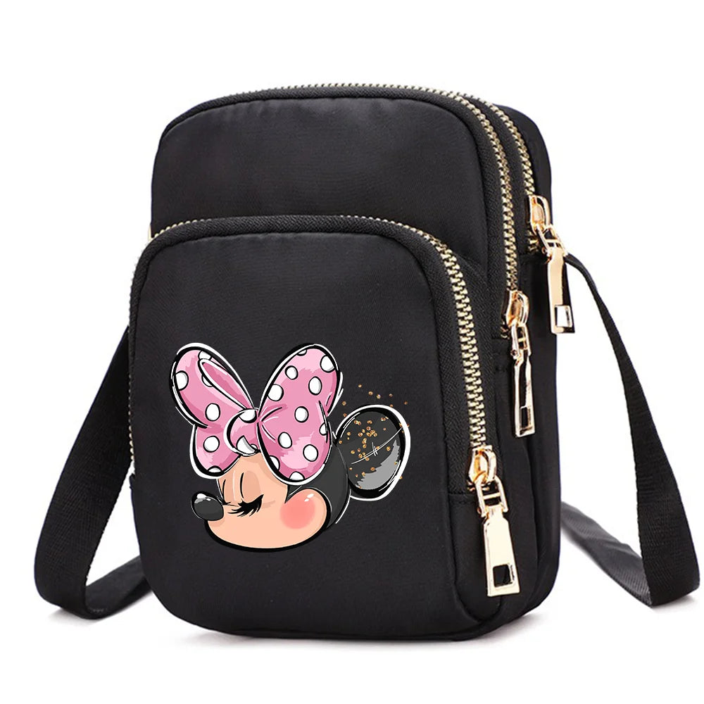 Disney Mickey & Minnie Mouse Shoulder Bag | Girls' Crossbody & Handbag Luxegan