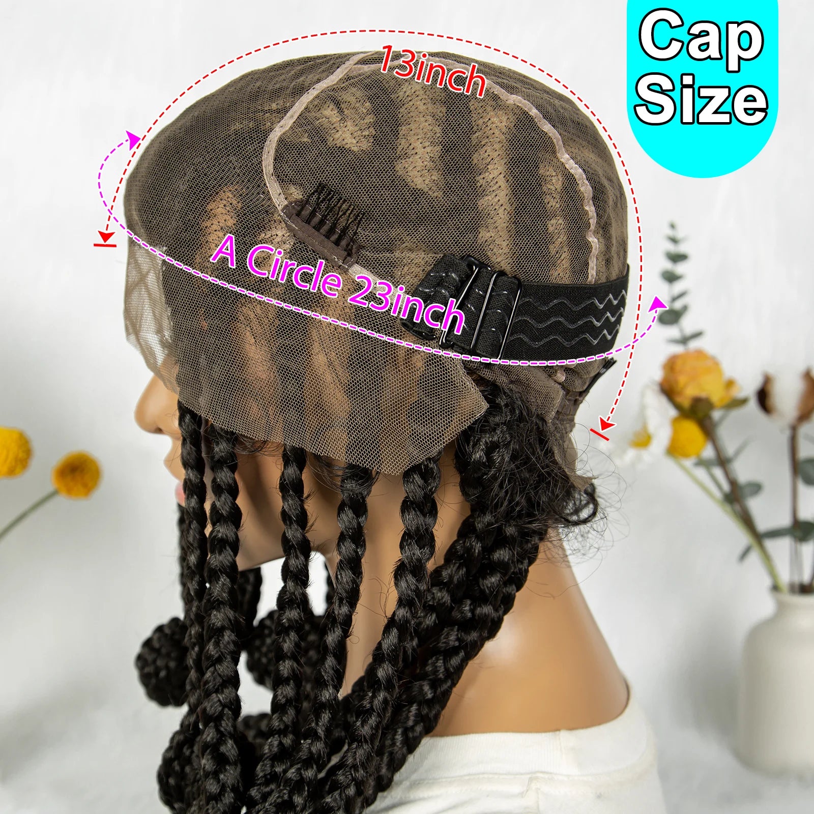 KIMA Full Lace Bantu Cornrow Braided Wig | Classic African Tribe Style Luxegan
