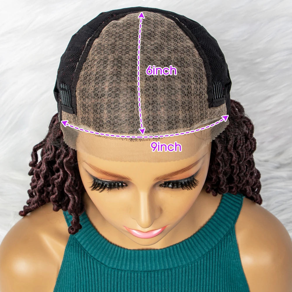 Goddess Box Braids Wig | Curly Ends | Full Lace | Crochet Hair | Black Women Luxegan