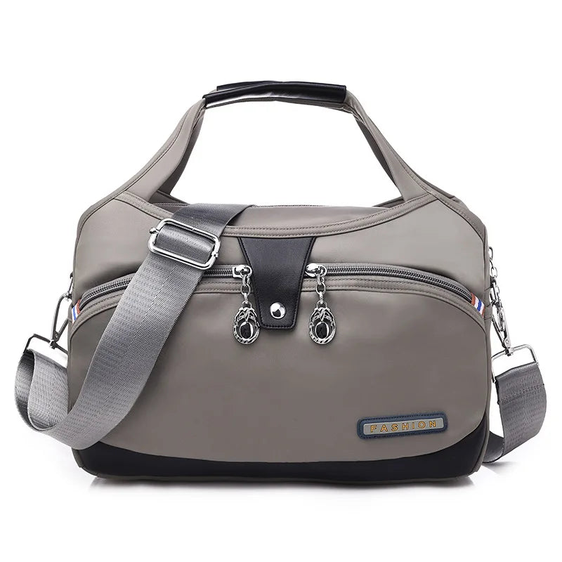 Casual Oxford Shoulder Bag | Female Multi-Function Crossbody Bag & Large Capacity Messenger Handbag Luxegan
