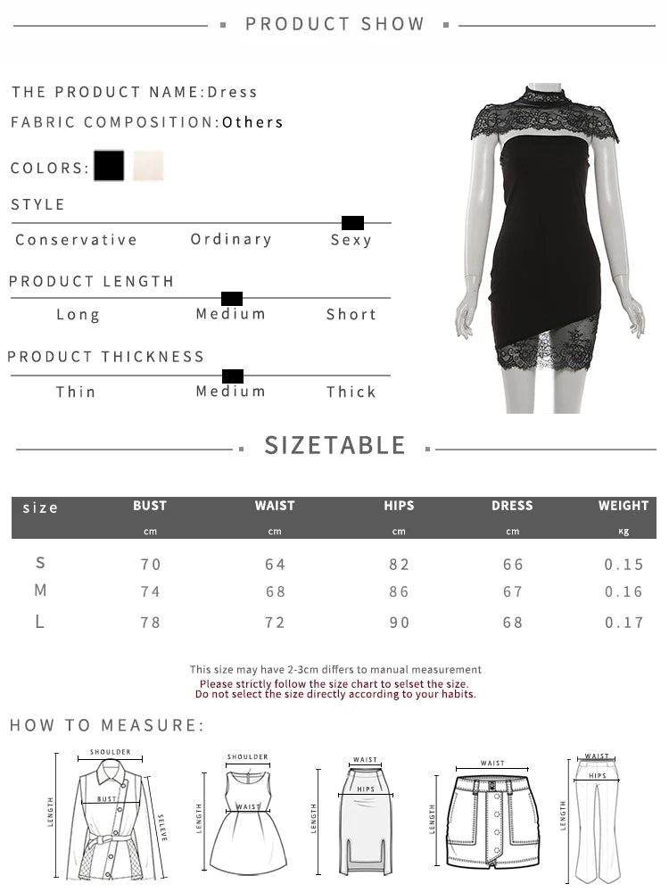 Solid Round Neck Sleeveless Patchwork Slim Fit Sheath Mini Knit Dress with Lace Shawl – Natural Waist, Spring/Summer Luxegan