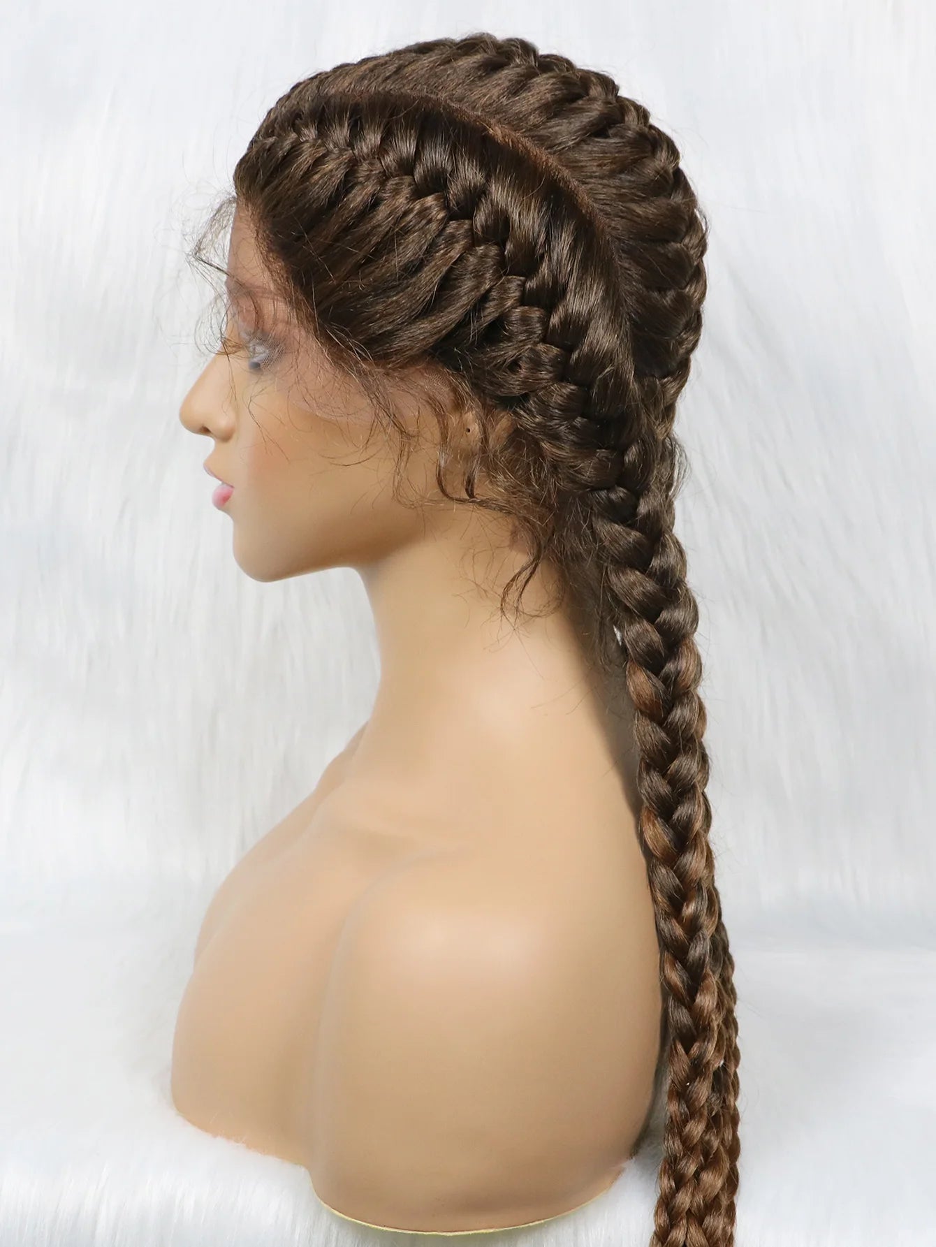 KIMA New Arrival 26" Braided Wig | Lace Front with Baby Hair Luxegan