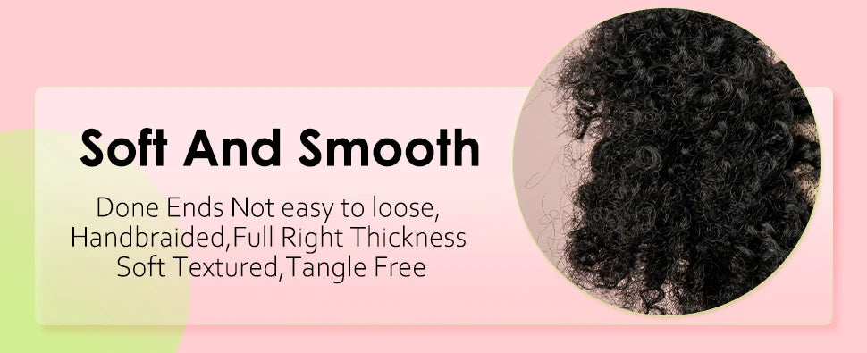 6" Short Afro Curly Wig | Twin Buns | 360 Lace | Cornrows | For Black Women - Luxegan