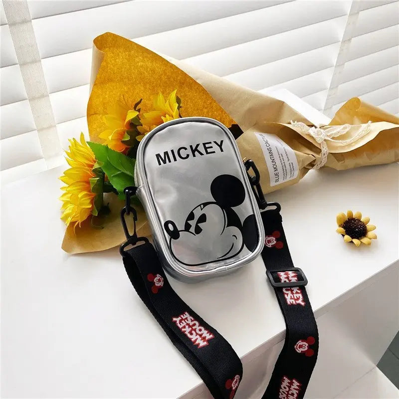 Disney Mickey Mouse Cartoon Straddle Bag | Cute Mini Fashion Boy's Coin Purse & Small Backpack for Girls & Baby Luxegan