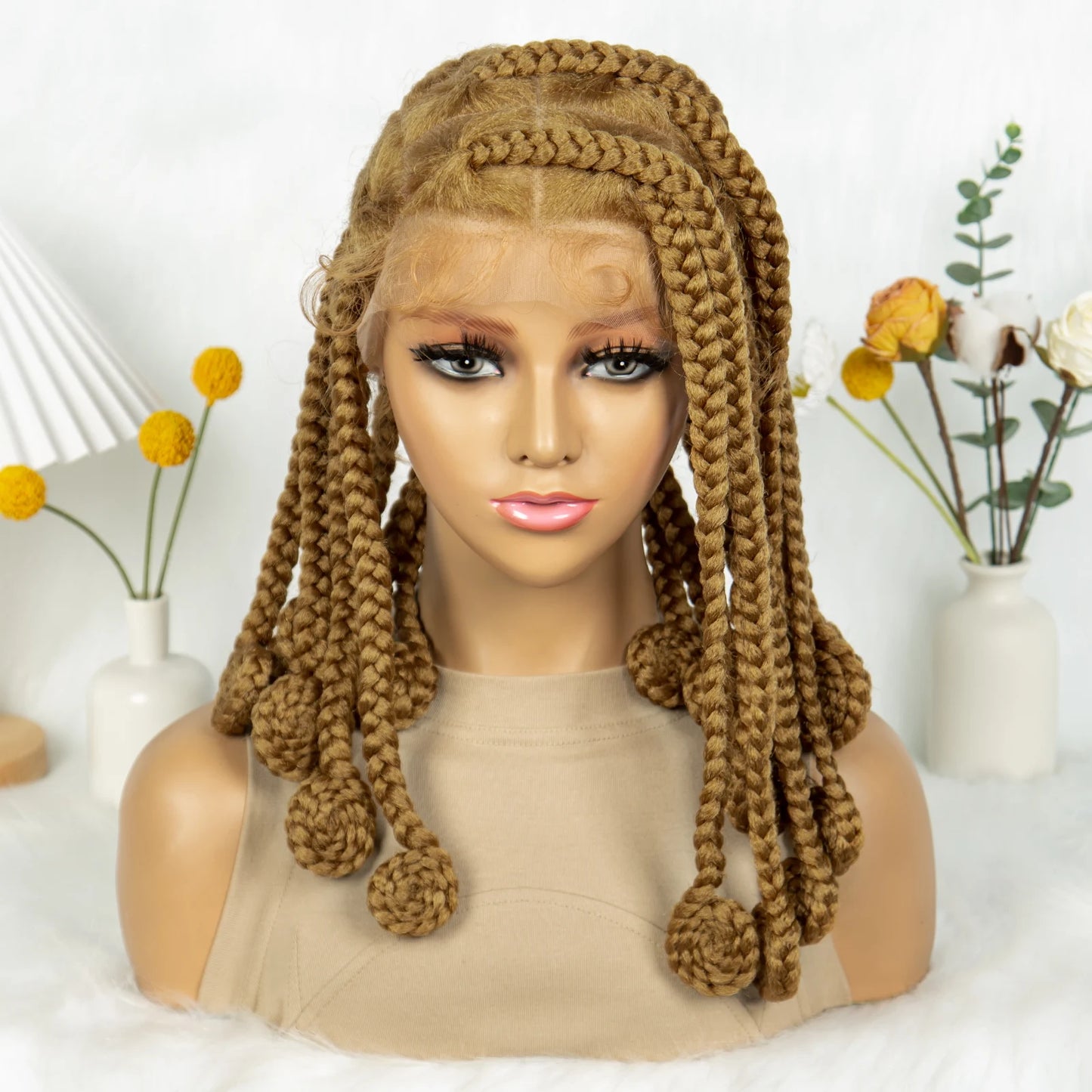 KIMA Chunky Knotless Bantu Box Braids Wig | Full Lace Luxegan