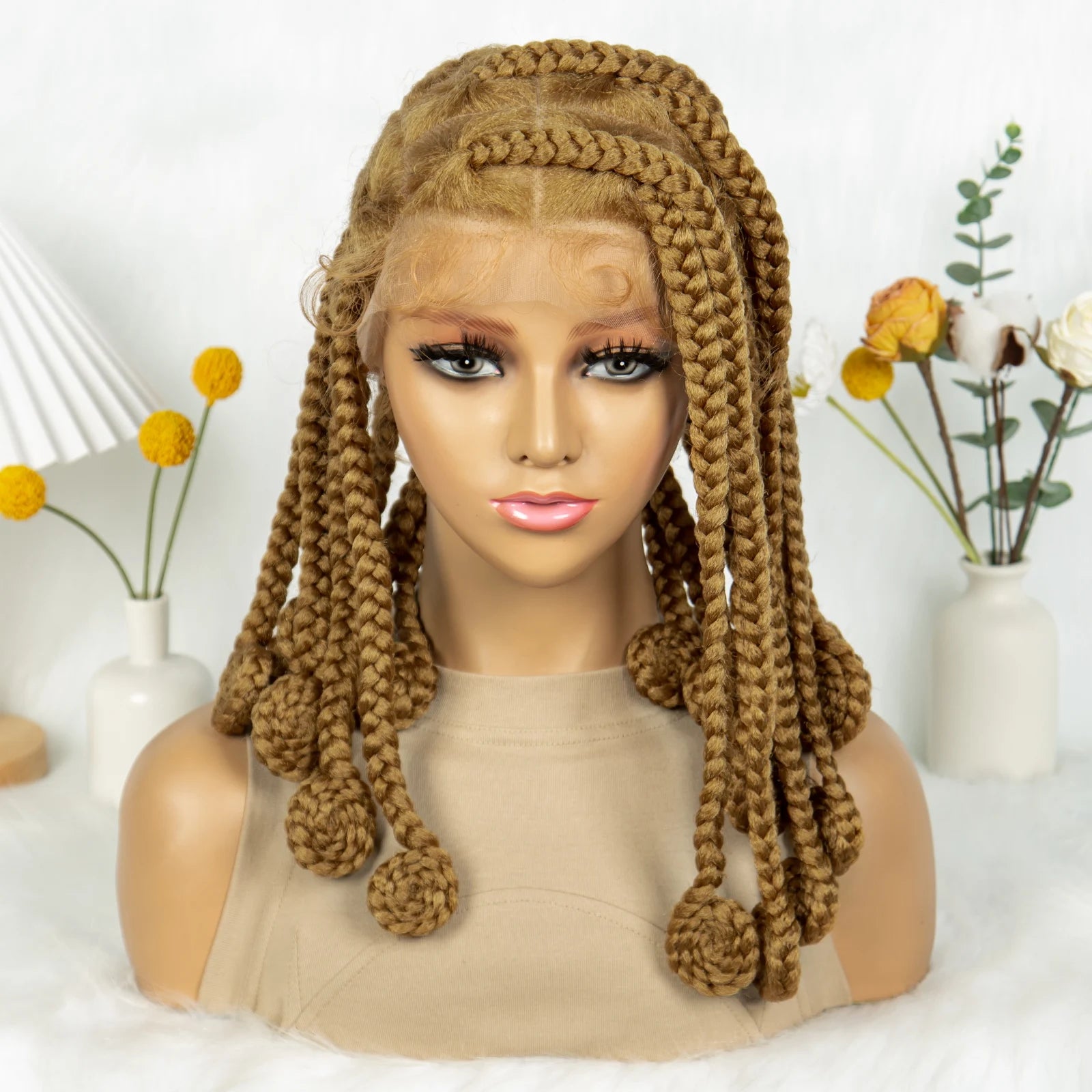 KIMA Chunky Knotless Bantu Box Braids Wig | Full Lace Luxegan