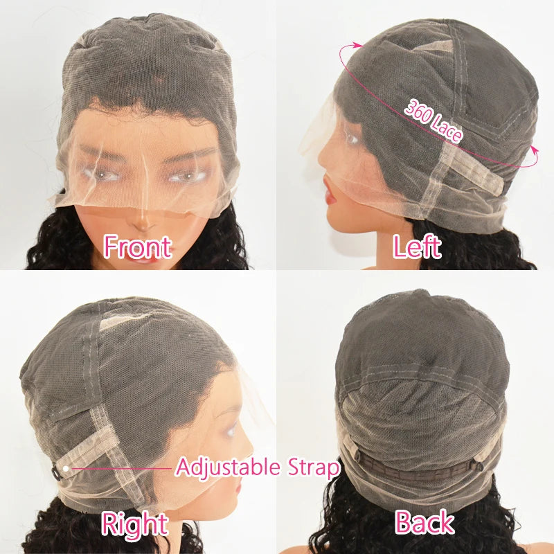 Bone Straight Lace Frontal Wig | 180% Density | Raw Indian Remy Hair | 12-24 Inch Luxegan