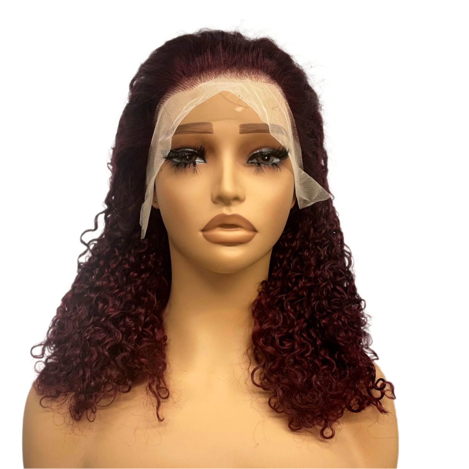 350% Density Pixie Curly HD Lace Frontal Wig | Bouncy Burmese Human Hair Luxegan