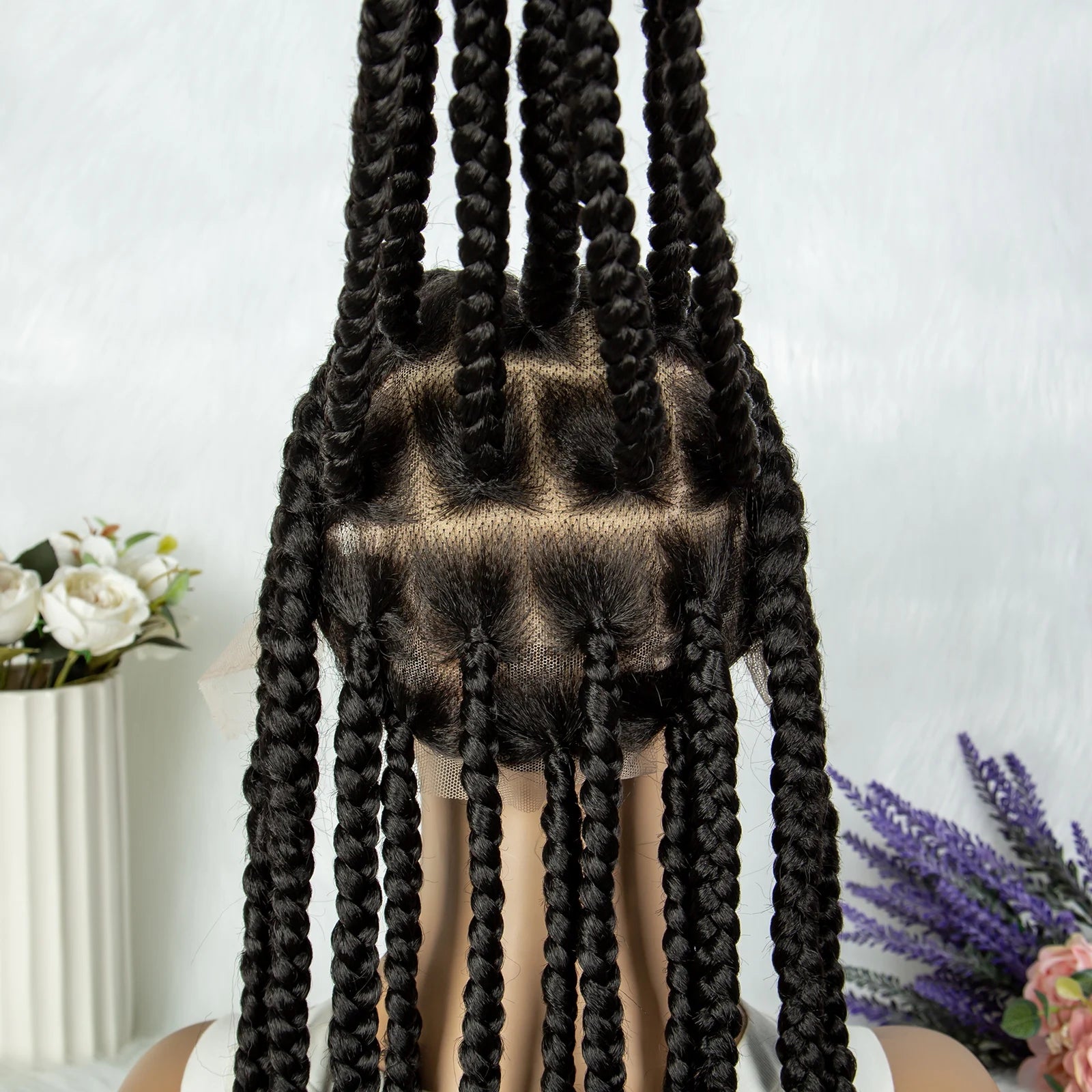 KIMA Boho Knotless Box & Twisted Dreadlocks Wig | Full Lace Luxegan