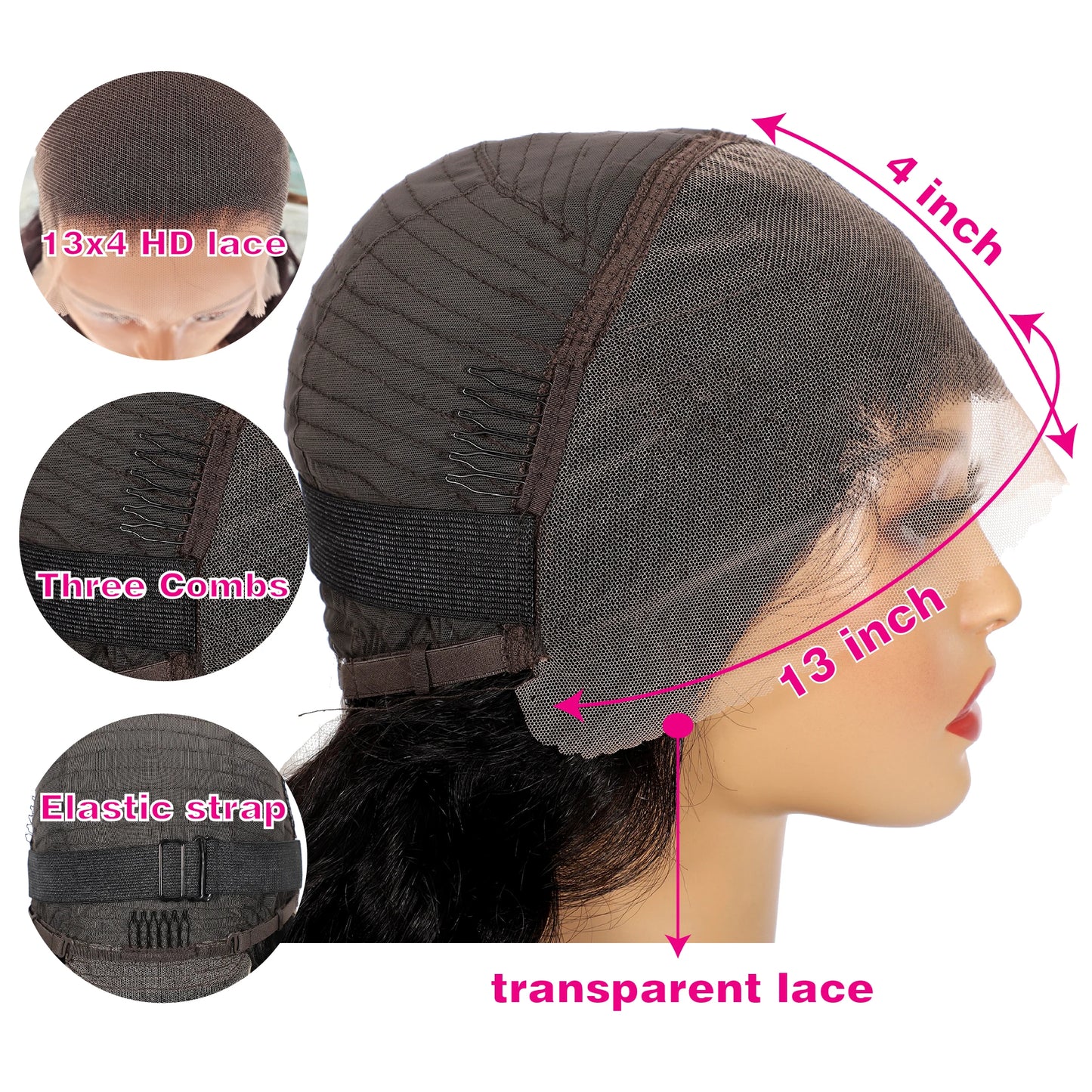 Effortless Beauty: Vietnamese Bouncy Curly Wave Lace Front Wig | Remy | Density Double Drawn | Loose | HD Lace | Glueless | Lace Frontal | Raw Human Hair Wigs