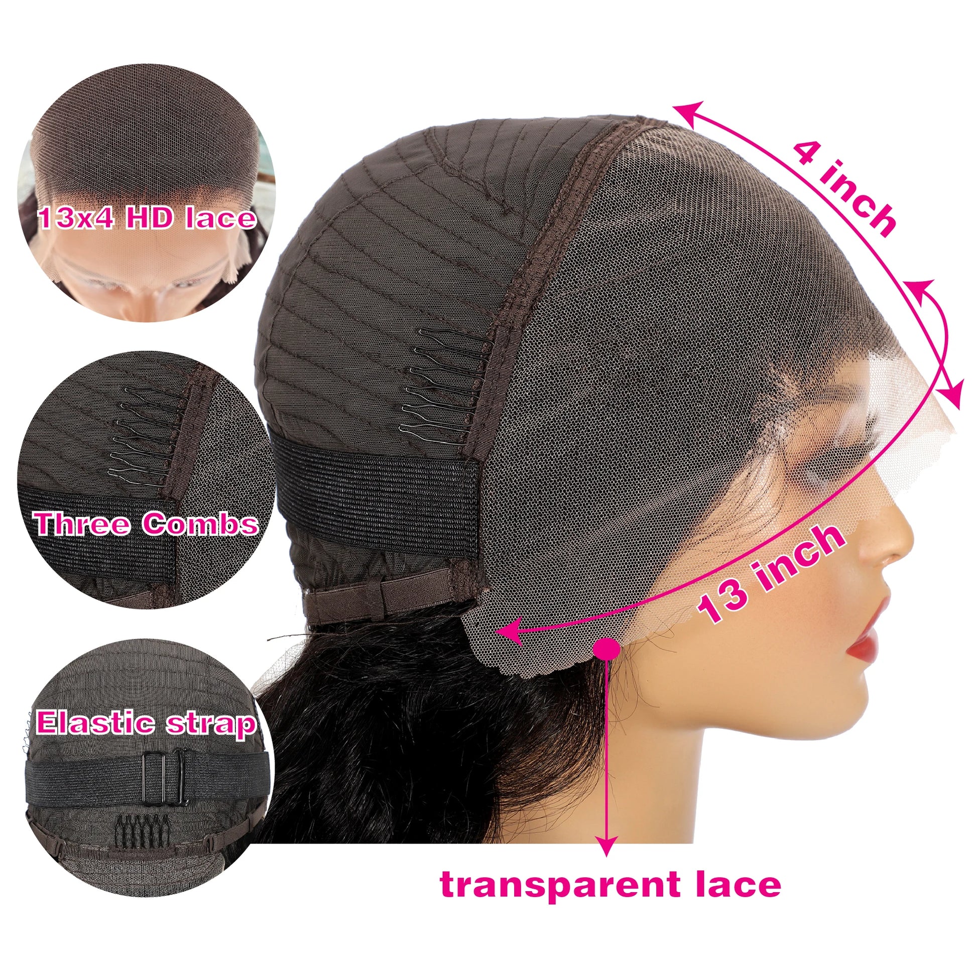 Effortless Beauty: Vietnamese Bouncy Curly Wave Lace Front Wig | Remy | Density Double Drawn | Loose | HD Lace | Glueless | Lace Frontal | Raw Human Hair Wigs