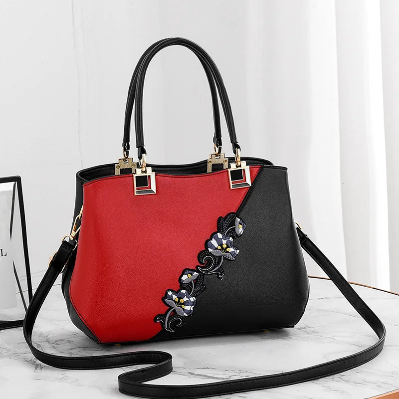 Designer Shell Handbag | Vintage Leather Shoulder & Top-Handle Bag Luxegan