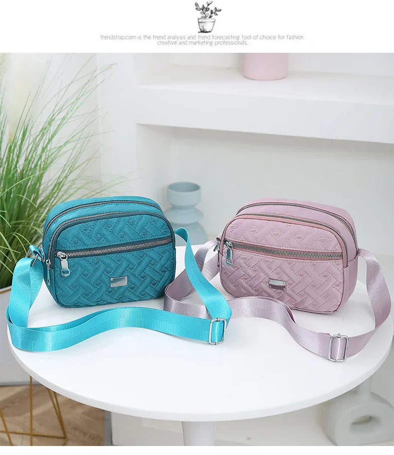 Casual Women's Small Square PU Leather Crossbody Messenger Bag | Fashion Lightweight Underarm Shoulder Handbag (Bolso Mujer) Luxegan