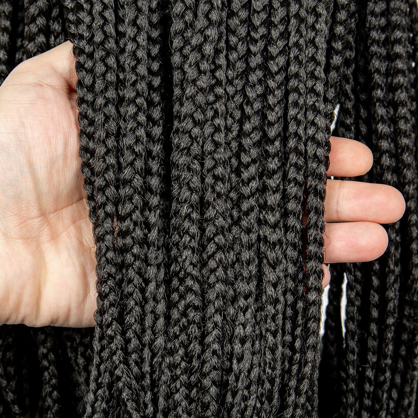 16" Short Knotless Box Braids Bob Wig | Lace Front | Afro Braided Hair Luxegan