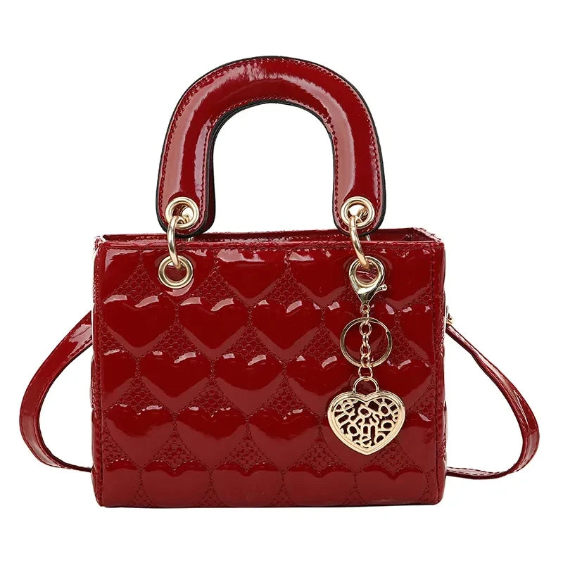 Women's Brand Luxury Quilted Square Handle Bag | High-Quality Classic Tote & Crossbody Luxegan
