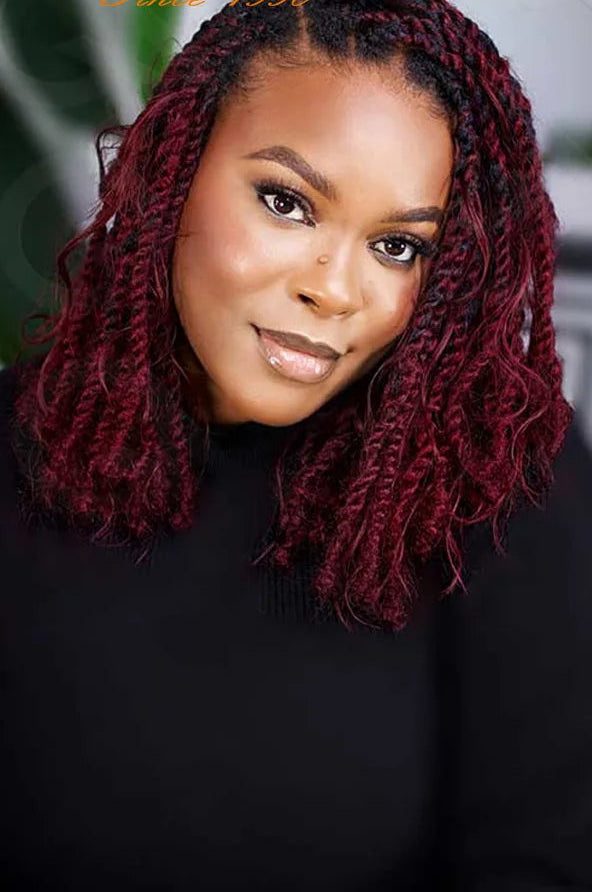 Afro Kinky Bulk Human Hair for Braiding | 50g Brazilian Remy Extensions for Dreadlocks & Crochet Braids Luxegan