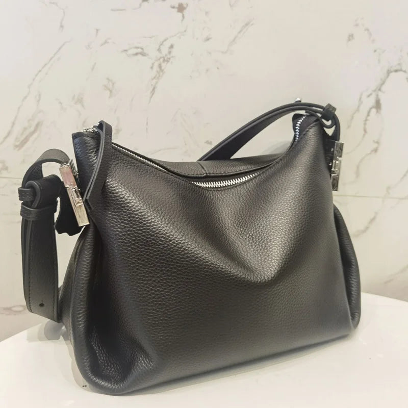 New Crossbody Bag for Women | Genuine Leather Adjustable Straps Shoulder Messenger Purse & Luxury Designer Handbag (Sac A Main) Luxegan