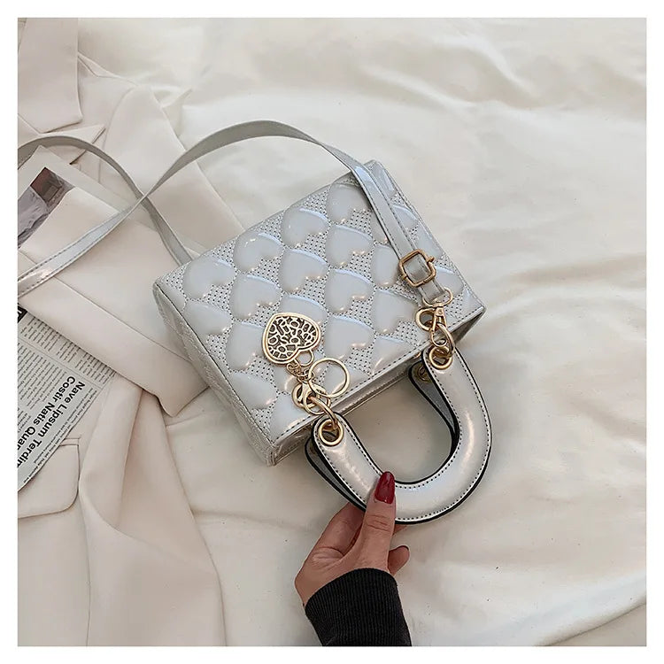 Handbag Women Brand Luxury Totes | High Quality Fashion Classic Quilted Square Handle Bag & Women's Crossbody Shoulder Bags Luxegan