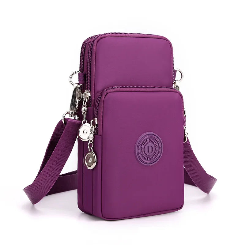 New Women's Mobile Phone Bag | Nylon Cell Phone Bag, Small Crossbody Bag & Travel Purse Luxegan