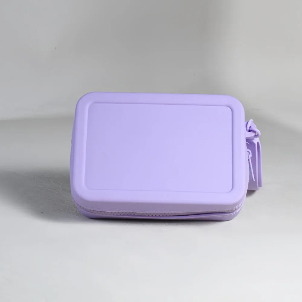 Silicone Rectangular Pouch | Soft Waterproof High-Capacity Organizer Luxegan