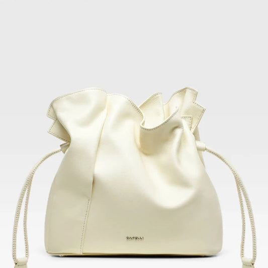 New Women's Genuine Leather Bucket Handbag | Sophisticated Trend Fashion Shopper Purse | Elegant Luxury Brand Shoulder Bag | "Dignified" Soft Leather Tote for Versatile Daily Styling Luxegan
