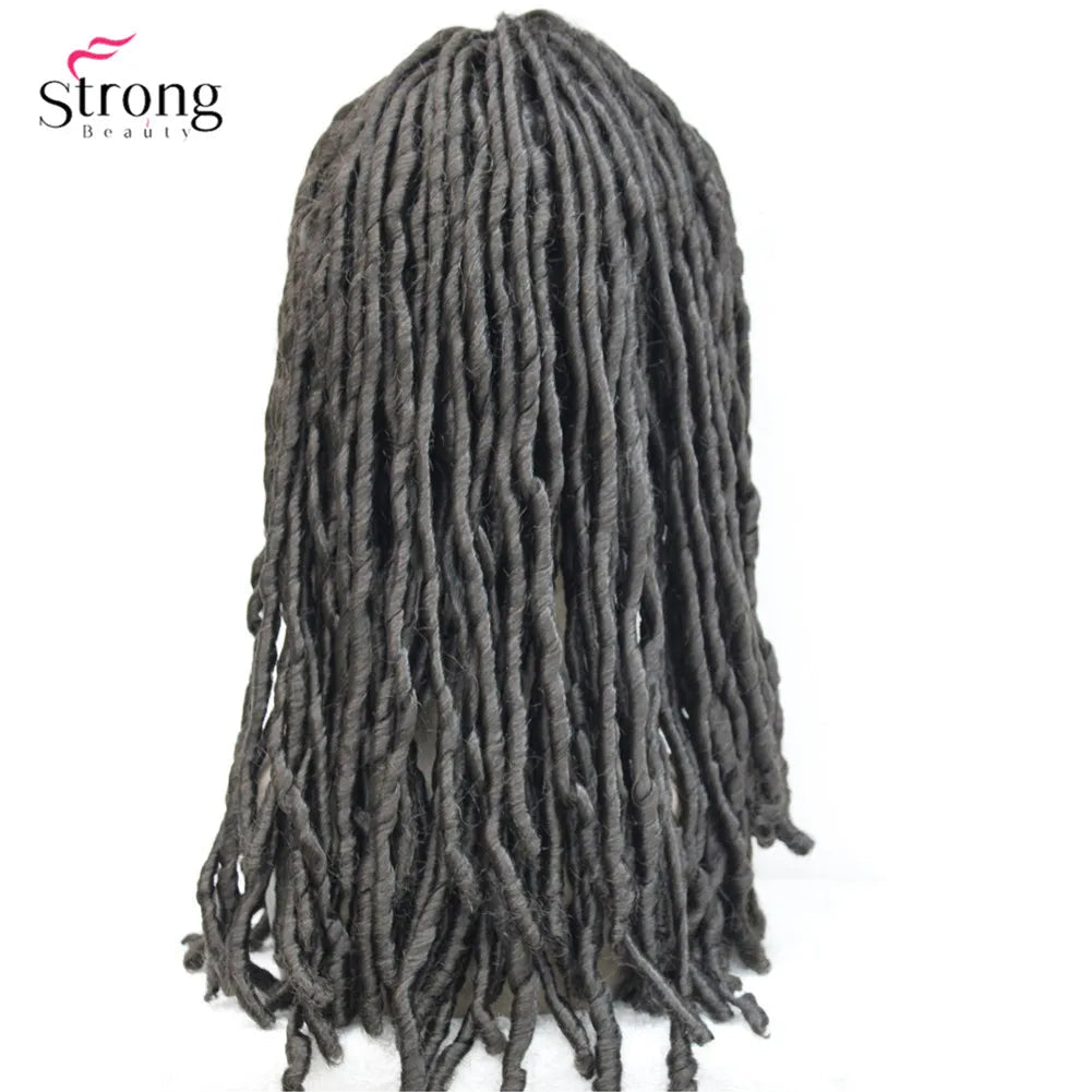 StrongBeauty Twist Hair Crotchet Braids Wigs Synthetic Dreadlocks Braids Hair Wig Luxegan