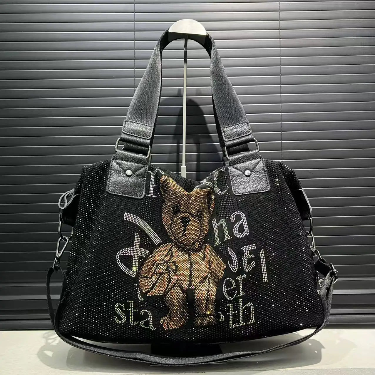 Fashion Style Retro Distressed Shoulder Bag | Soft Versatile Commuter Tote with Crossbody Function Luxegan