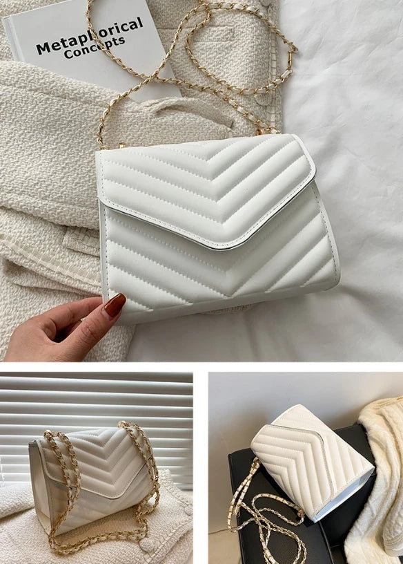 Single Shoulder Retro Fashionable Small Square Bag | Crossbody Handbag (Unisex Messenger Satchel) Luxegan