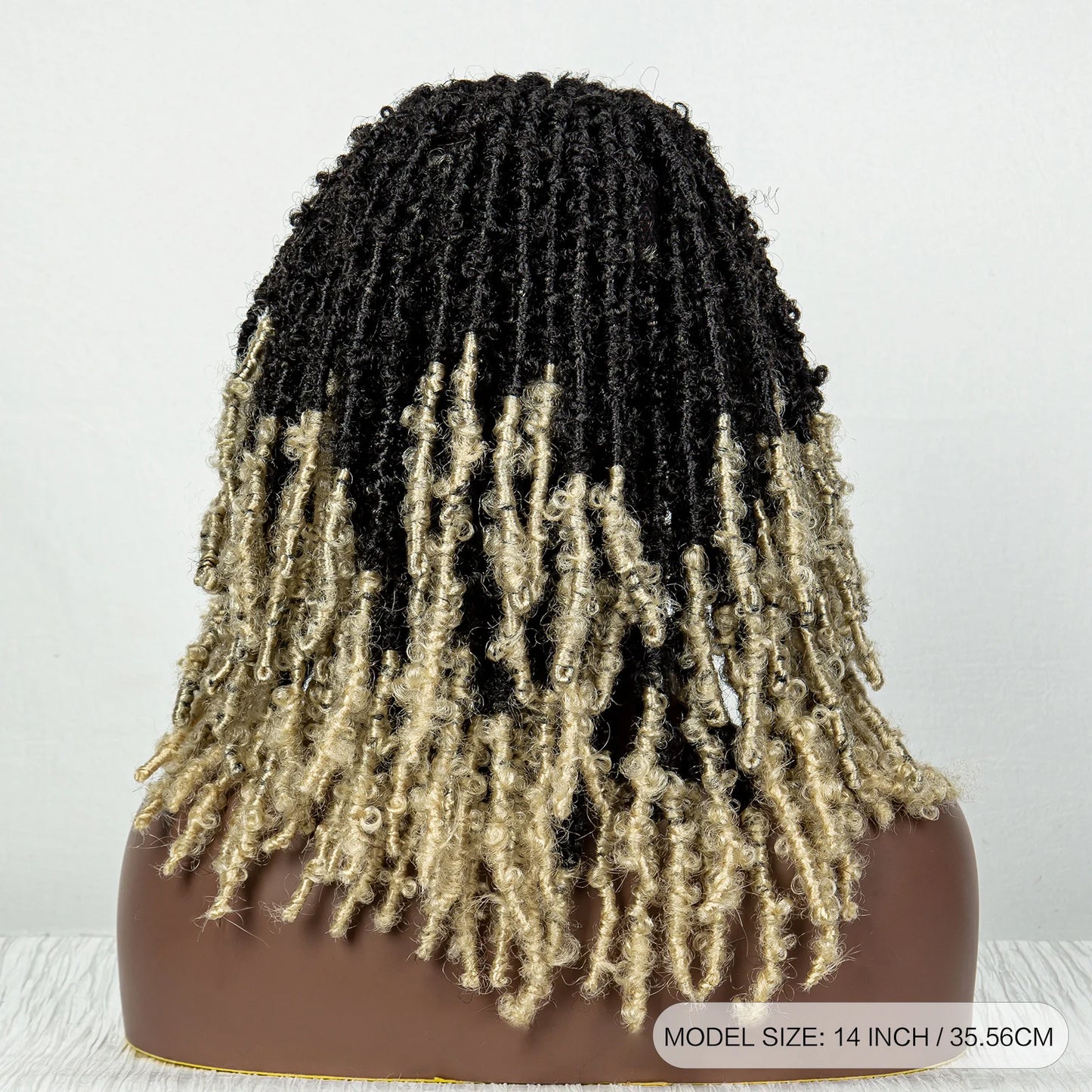 Butterfly Locs Crochet Braids Bob Wig | Lace Front | Dreadlock Style Luxegan
