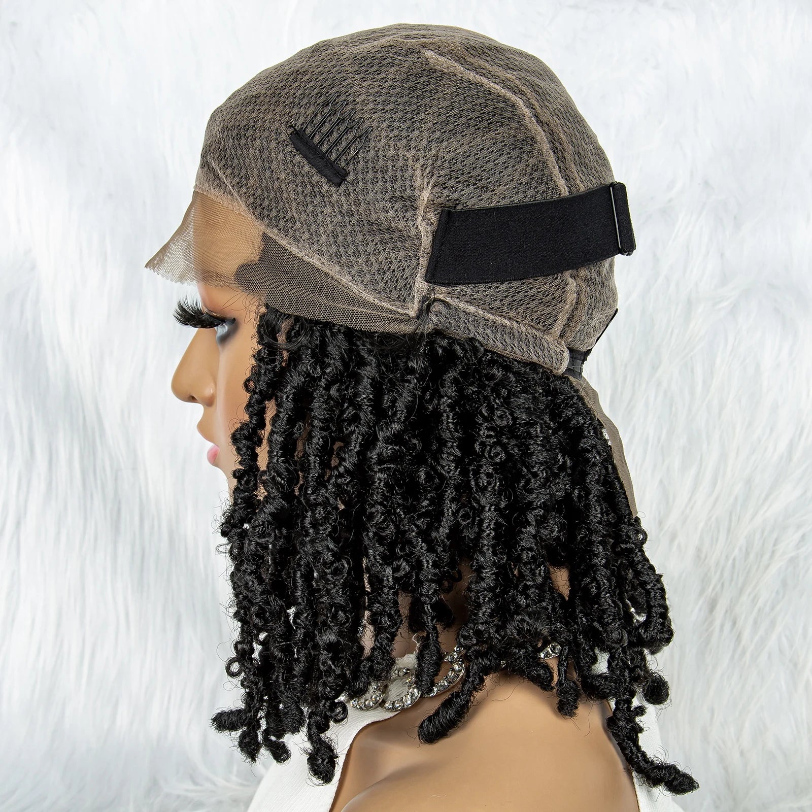KIMA Box Braids Wig | Lace Front | Baby Hair | Synthetic Braided Wig Luxegan