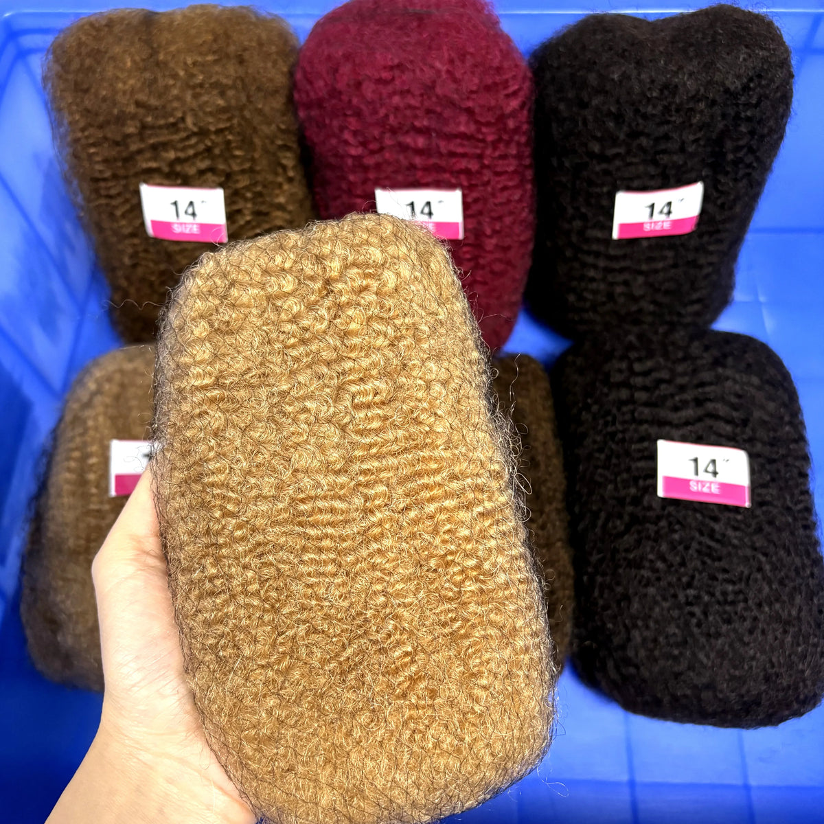 4C Afro Kinky Human Hair Bulk | Locs, Twists & Braids Extensions | 10-18in