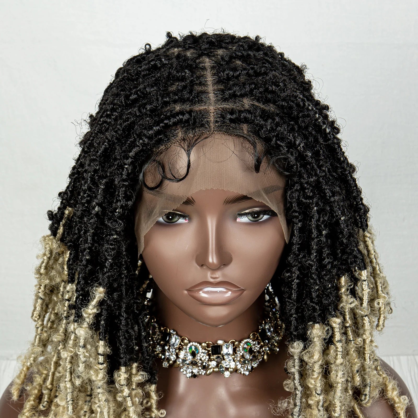 Butterfly Locs Crochet Braids Bob Wig | Lace Front | Dreadlock Style Luxegan