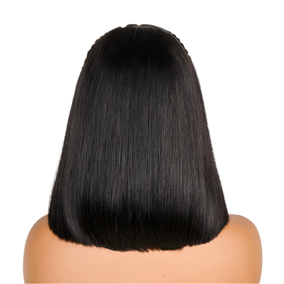 Pre-Styled Braided Bob Wig | 13x4 Lace Front | Remy Hair | Pre-Cut Lace Luxegan