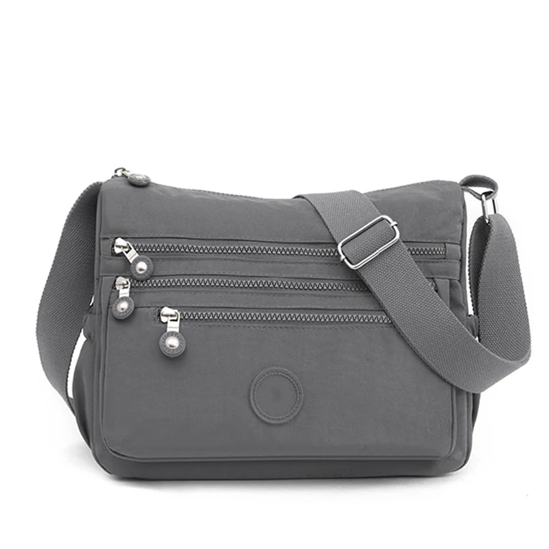 Women's Messenger Large Capacity Shoulder Bag | Polyester Fashion Cosmetic Bag & Simple Versatile Handbag (Crossbody Bag) Luxegan