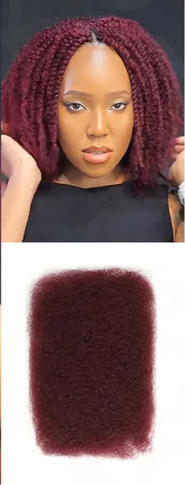 Choice Afro Kinky Bulk Human Hair | 100% Virgin Brazilian for Braids & Twists Luxegan