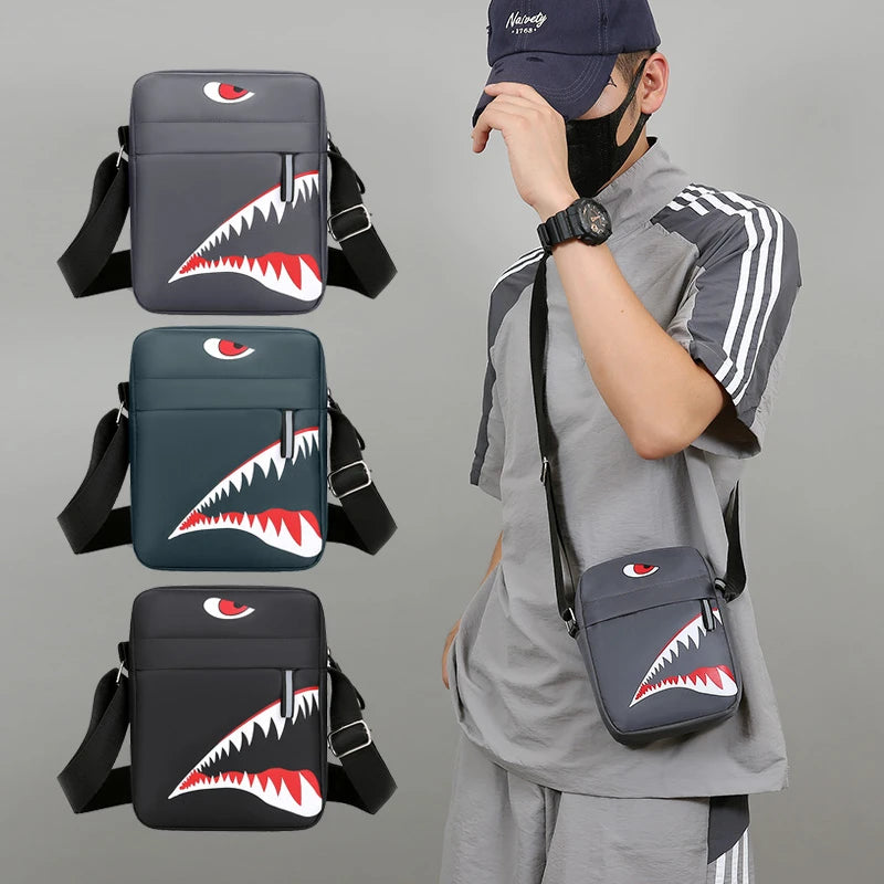 Men's Messenger Bag | Crossbody Shoulder Bags, Small Sling Pack & Waterproof Oxford Packs Luxegan