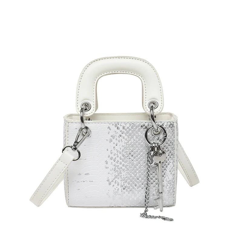 Fashion Classic Women's Mini Handbag | Small Square Bag & Serpentine Crossbody Luxegan