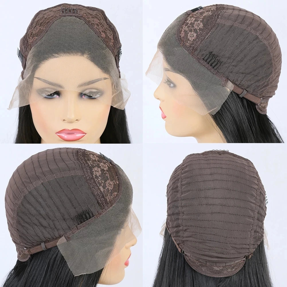 Braided Box Braids | Lace Front Wig | Swiss Lace Luxegan