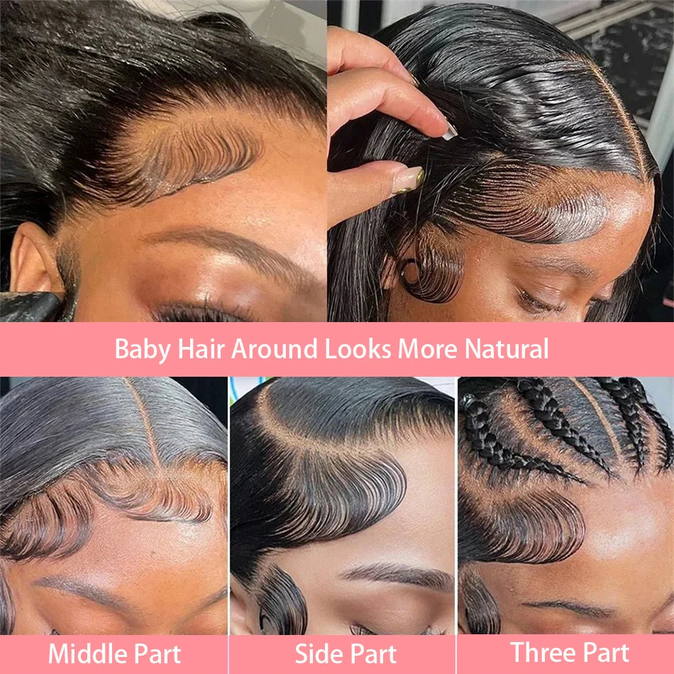 200% Density Short Curly Bob Wigs 13x4 Lace Front 4x4 Closure Deep Wave Brazilian Remy Human Hair 14 Inch