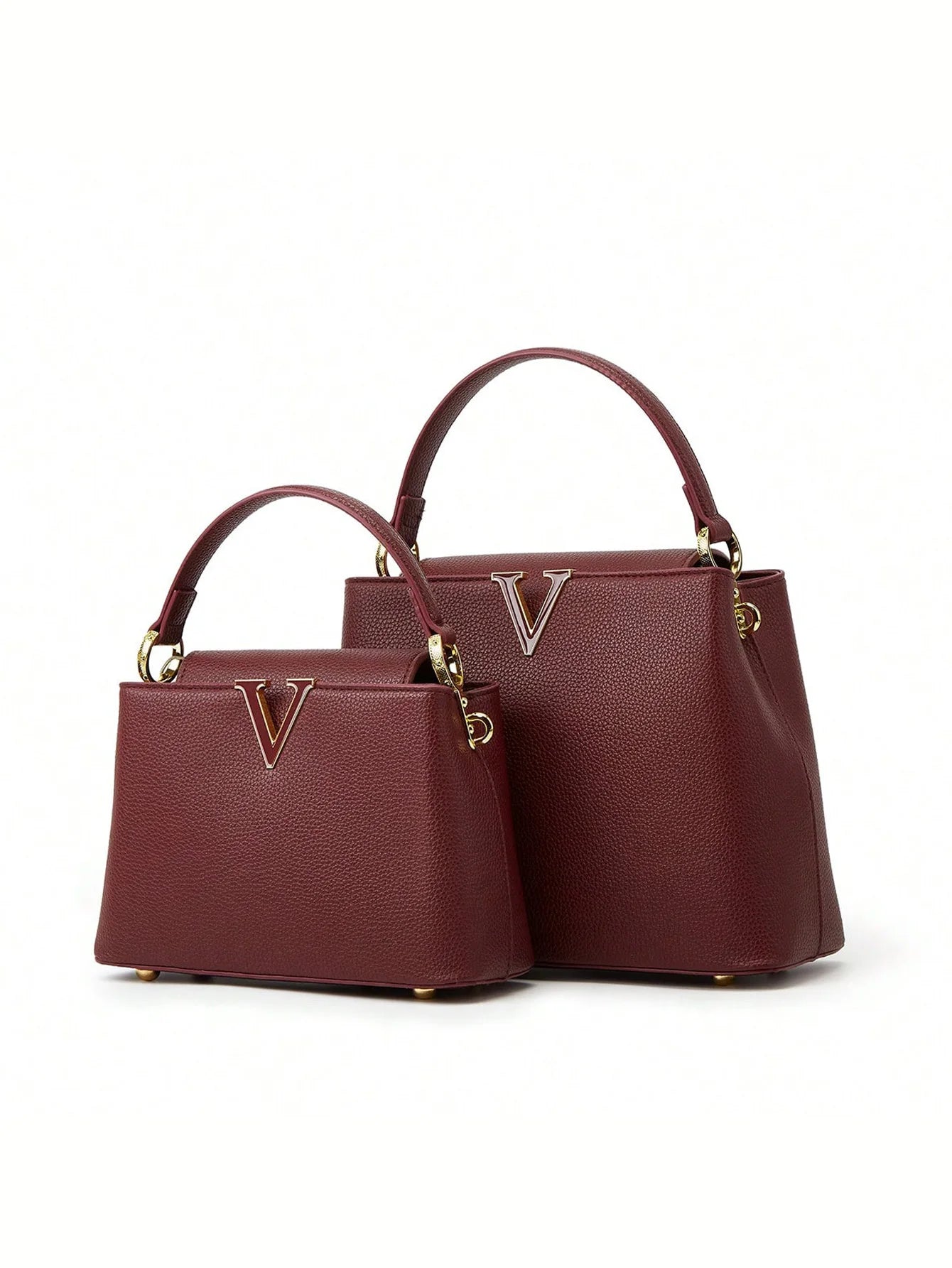 New Simple V-Shaped Decorative Handheld Messenger Bag Luxegan