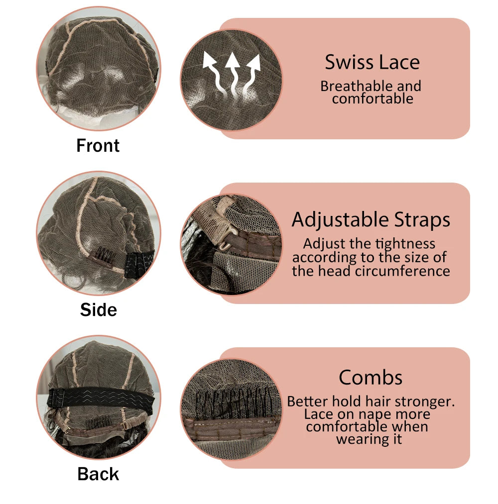 Burgundy Full Lace Synthetic Braided Wig | Knotless Box Braids & Bantu Knots | Lace Front Wig with Baby Hair for Black Women