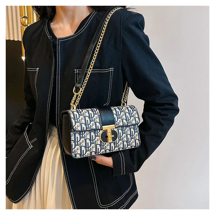 Microfiber Baguette Shoulder Bag | Fashion Luxury Designer Crossbody Clutch Luxegan