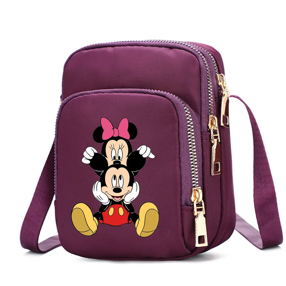 Disney Mickey & Minnie Mouse Shoulder Bag | Girls' Crossbody & Handbag Luxegan